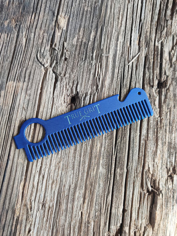 Steel Tooth Comb (Blue)