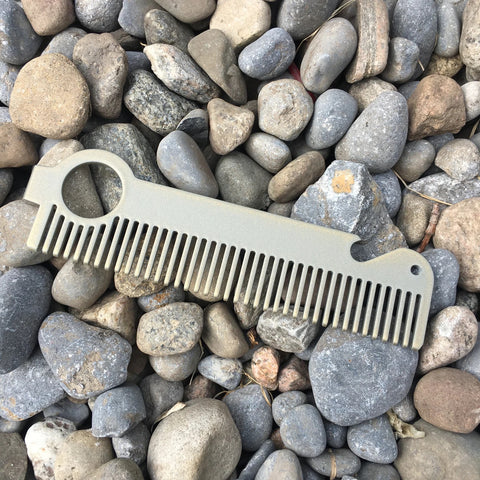 Steel Tooth Comb (Gold)